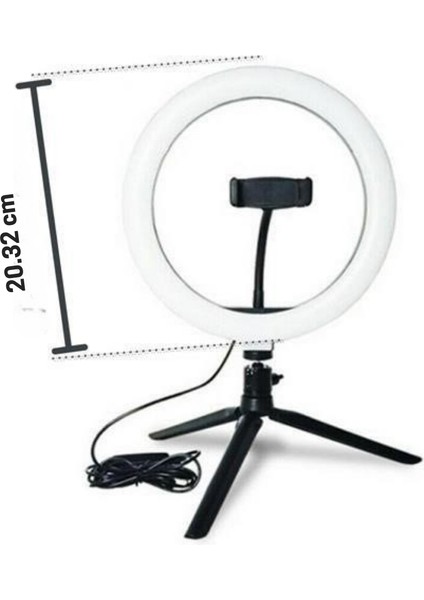 Büro Ev Ofis Video Çekimleri Için 20CM Halka Işık Aparatı modelleri