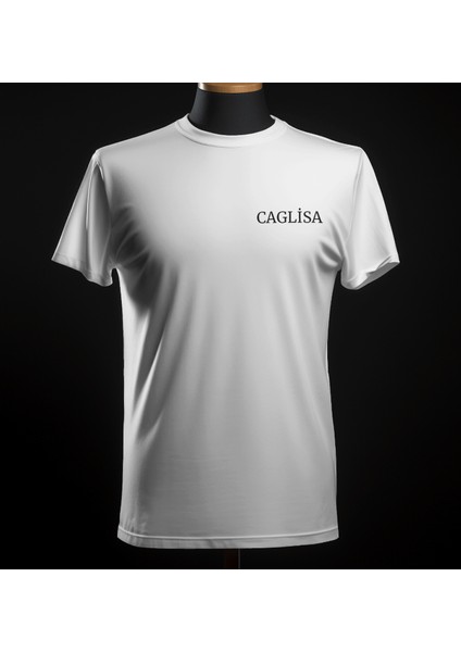 Baskılı Oversize Tshirt - Bol Kesim %100 Pamuk Kadın Erkek Tişört - Caglisa