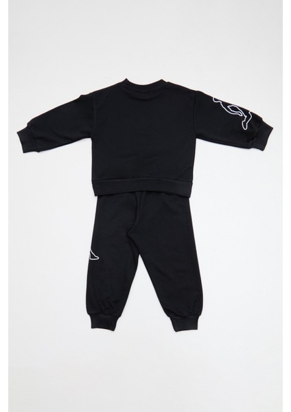 Yazı ve Basketbolcu Baskılı Erkek Çocuk 2 Li Takım fırsatları