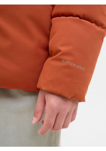 Jack Jones Jjglobal Puffer Jacket Jnr Çocuk Kahverengi Mont 12283847-15