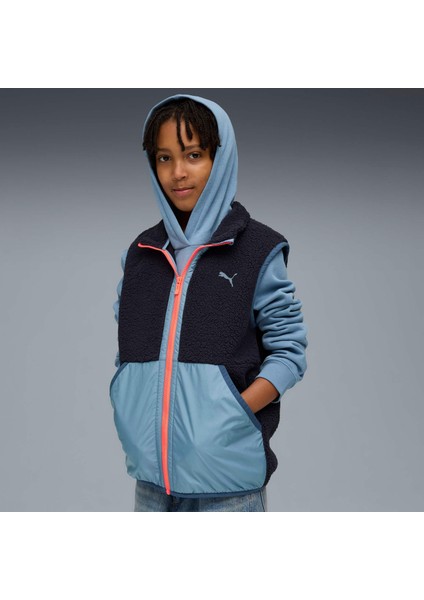 Genç Çift Taraflı Sherpa Yelek