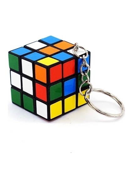 Nostaljik Zeka Küpü Sihirli Mini Rubik Anahtarlık modelleri