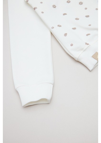 Beautiful Yazı Baskılı Kız Çocuk Sweatshirt modelleri