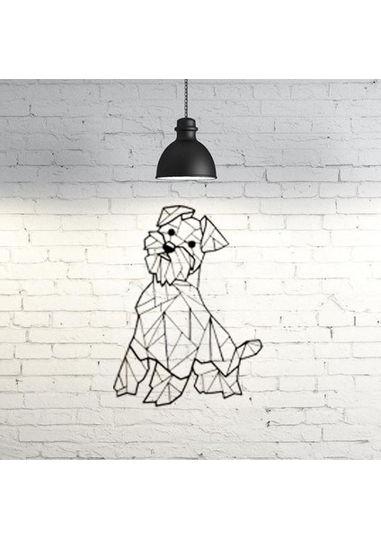 Scottie Köpek Duvar Heykeli 2d (Plastik Aparattır!!!) 3D