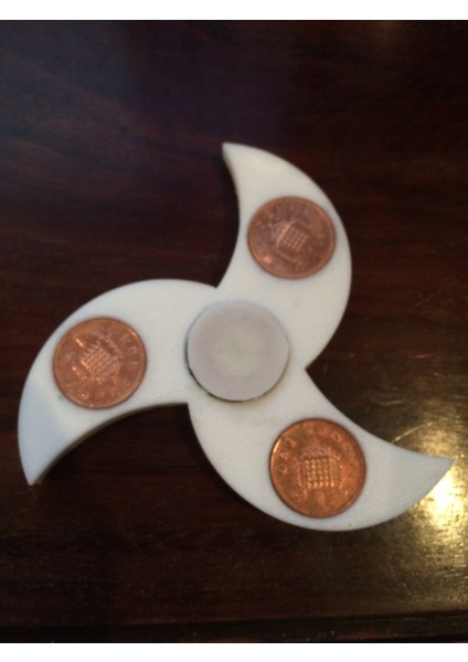 Ingiltere ve Abd Penny Fidget Spinner (Plastik Aparattır!!!) 3D