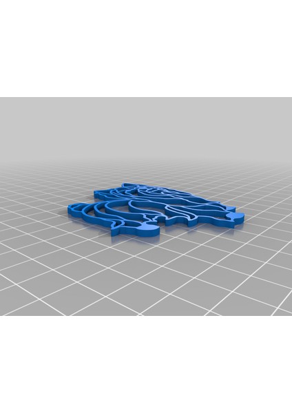 Yorkie Köpek Duvar Heykeli 2d (Plastik Aparattır!!!) 3D modelleri