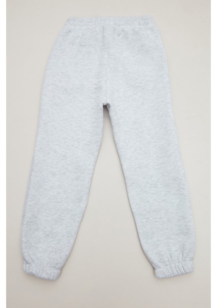 3 Iplik Yazı Baskılı Kız Çocuk Jogger Eşofman Altı fırsatları