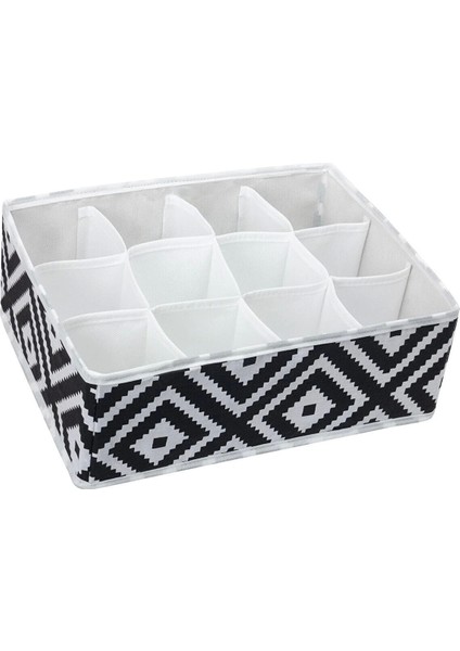 12 Bölmeli Mozaik Desen Pratik Bölmeli Çekmece Düzenleyici Organizer