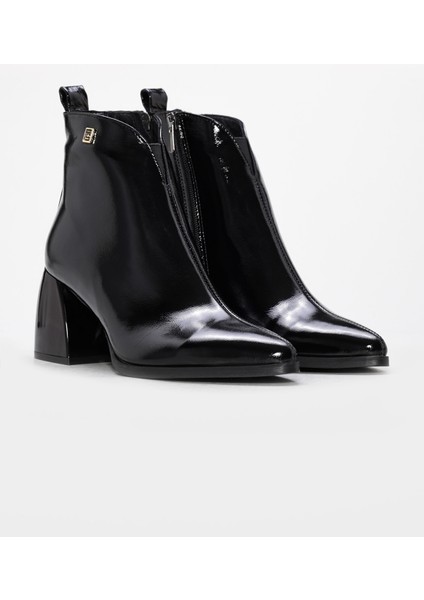 Hakiki Deri Kürklü Kadın Kalın Topuklu Bot 064SZA805 modelleri