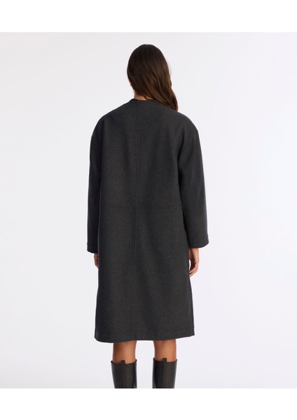 Geniş Şal Yaka Uzun Kol Palto fırsatları