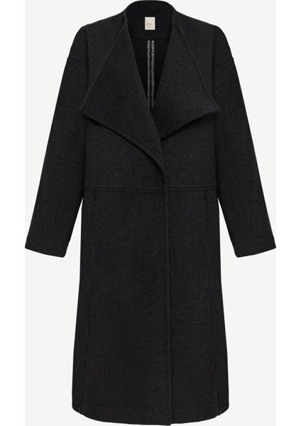 Geniş Şal Yaka Uzun Kol Palto indirimleri