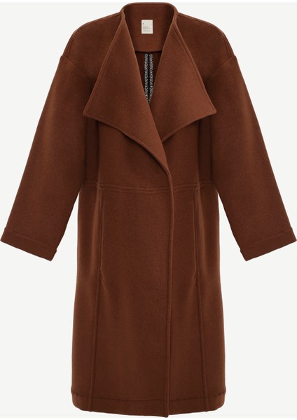 Geniş Şal Yaka Uzun Kol Palto indirimleri