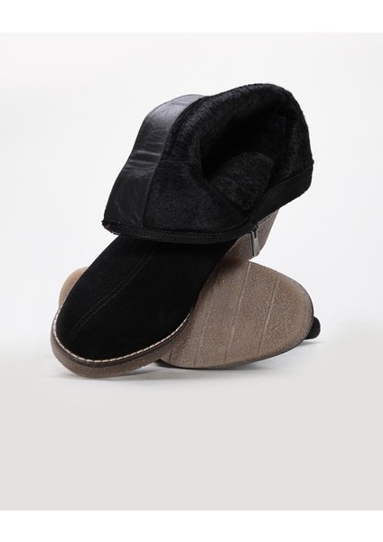 Hakiki Deri Kürklü Kadın Kalın Topuklu Bot 657SZA2505 fiyatları