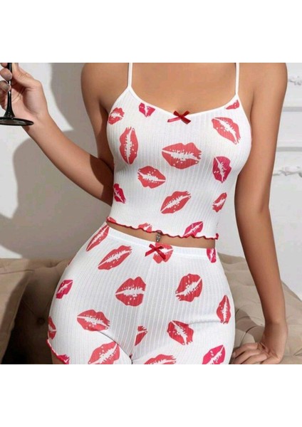 Mdb Mdbshop Kiss Öpücük Beyaz Şortlu Takım fiyatları