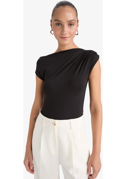 Tek Omuzlu Çıtçıtlı Body G1843AX25AU fırsatları