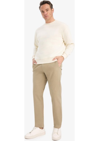 Relax Fit Bisiklet Yaka Kalın İçi Yumuşak Tüylü Basic Düz Sweatshirt T5139AZ25AU fiyatları