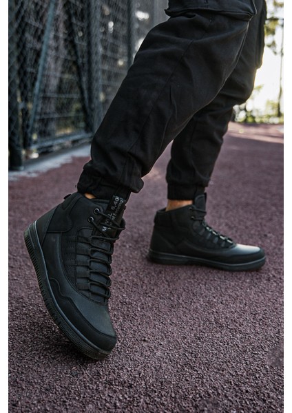 Siyah Erkek Sneaker Bot – 1. Sınıf Malzeme, Kaymaz ve Ortopedik Taban, Koku ve Ter Önleyici Astar fırsatları