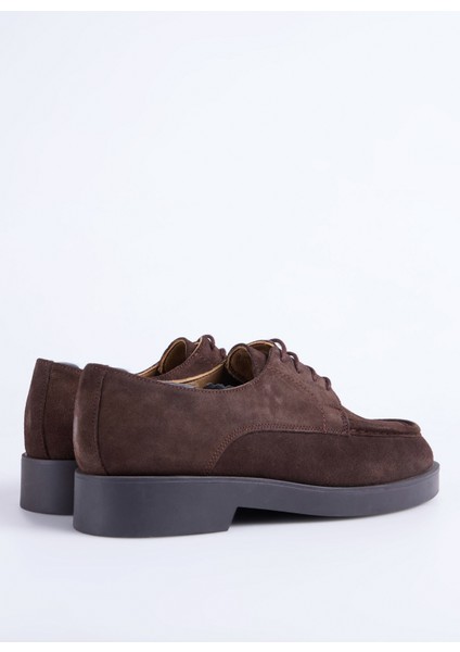 Deri Kahve Erkek Klasik Ayakkabı Henel-Alpha-Suet indirimleri