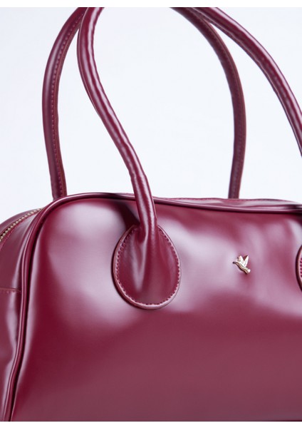 Bordo Kadın Omuz Çantası Carolına-Italo indirimleri