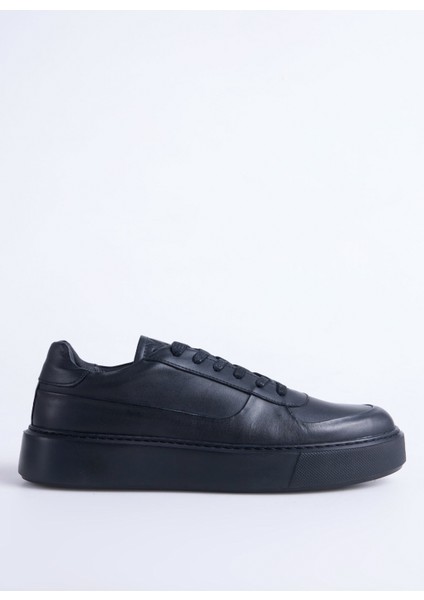 Siyah Erkek Sneaker Seka-Lectra