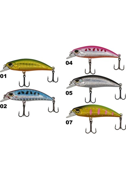 Filex Lures Zenith Sinking Maket Balık 50 mm 4 gr fiyatları