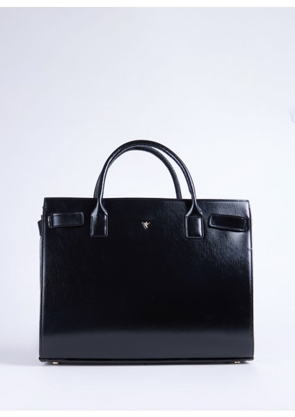 Siyah Kadın Tote Çanta Shıny-Dallas