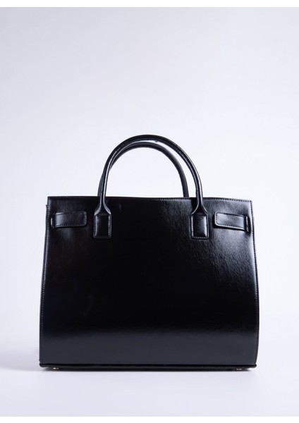 Siyah Kadın Tote Çanta Shıny-Dallas modelleri