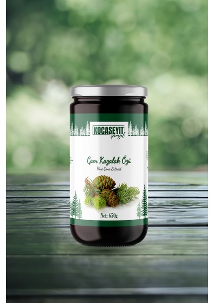 Kocaseyit Çam Kozalak Özü 650 g – Türkiye Üretimi, Doğal Vitamin-Mineral Kaynağı ve Eşsiz Aromasıyla Sağlıklı Tat fiyatları