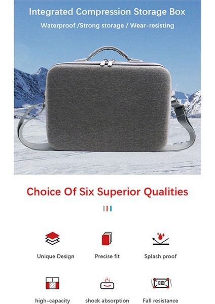 Djı Mini 4 Pro Drone Bod Uzaktan Kontrolör Koruyucu Depolama Çantası Hanbag Kutusu Taşınabilir Seyahat Çantası (Yurt Dışından) fırsatları