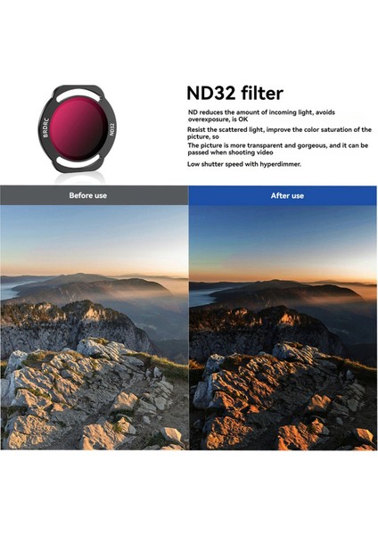 Brdrc Djı Neo Filtre Uv Koruma Filtresi ve Filtre El Taşıyıcı Drone Cpl Polarizasyon Filtre Aksesuarları Için Uygun (Yurt Dışından)