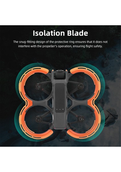 Djı Avata Için Koruyucu Tampon 2 Drone Aksesuarları Pervane Koruma Koruma Anti-Çarpışma Darbe Koruyucuları Prop Tampon Turuncu (Yurt Dışından) fiyatları