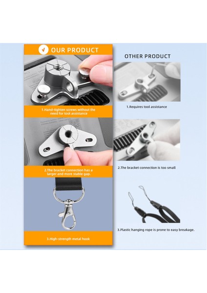 Djı Rc2/rc Için Tie Tepe Braketi ile Uzaktan Kumanda Boyun Kordon Kayışı Mini 4 Pro Drone Aksesuarları Için Uzaktan Kumanda (Yurt Dışından)