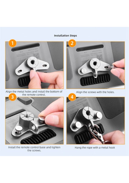 Djı Rc2/rc Için Tie Tepe Braketi ile Uzaktan Kumanda Boyun Kordon Kayışı Mini 4 Pro Drone Aksesuarları Için Uzaktan Kumanda (Yurt Dışından) modelleri