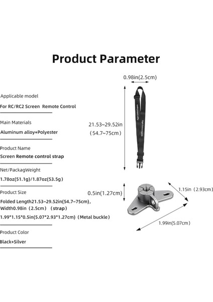 Djı Rc2/rc Için Tie Tepe Braketi ile Uzaktan Kumanda Boyun Kordon Kayışı Mini 4 Pro Drone Aksesuarları Için Uzaktan Kumanda (Yurt Dışından) fırsatları