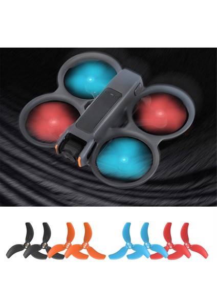 Avata Için 2 Çift Pervane Bıçağı 2 Pervane 3032S Bıçaklar Mini Hafif Drone Kanat Aksesuarları, Mavi (Yurt Dışından) modelleri