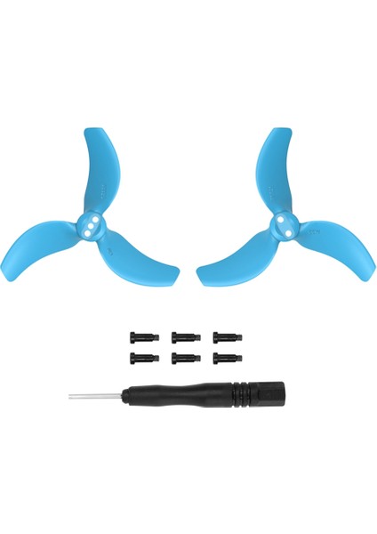 Avata 2 Pervane Için 1 Çift Pervane Bıçağı 3032S Bıçakları Mini Hafif Drone Kanat Aksesuarları, Mavi (Yurt Dışından)