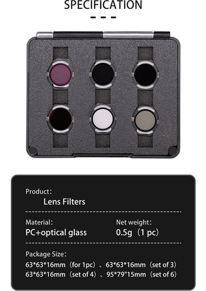 Cqt Drone Filtreleri Djı Neo Koruyucu Ayna Cpl Polarizasyon Aynaları ND4/ND8/ND16/ND32 Çizme Drone Kamera Filtreleri (Yurt Dışından) modelleri