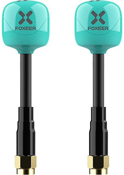 Foxeer 2pcs Fpv Anten Lollipop 4+ Artı 5.8g 2.6dbi Omni Mini Sma Anten Rhcp Rc Fpv Yarış Drone, 60MM (Yurt Dışından)