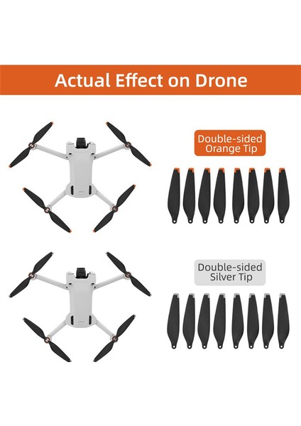 Djı Mini 3 Pro Drone Değiştirme ile Uyumlu Mini 3 Pervane Için Düşük Gürültülü Hızlı Sürümlü Bıçaklar Aksesuarları, A (Yurt Dışından) fiyatları