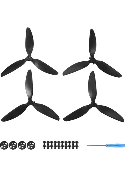 Djı Mavic Mini/ Mini 2 Drone Props Blade Blade Yedek Kanat Fanları Için Djı Mini 2, Siyah (Yurt Dışından)