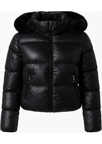 Siyah Kadın Mont M2317