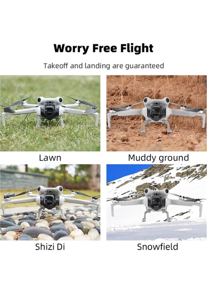 Mini 4 Pro Drone Katlanabilir Genişletme Kiti Hızlı Serbest Bırakma Yüksekliği Koruyucu Genişletilmiş Bacak Uzantıları Props (Yurt Dışından) fiyatları