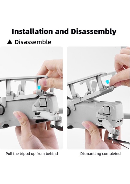 Mini 4 Pro Drone Katlanabilir Genişletme Kiti Hızlı Serbest Bırakma Yüksekliği Koruyucu Genişletilmiş Bacak Uzantıları Props (Yurt Dışından) fırsatları