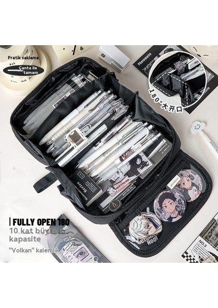 Şeffaf Kalemlik Çok Fonksiyonlu Kırtasiye Kutusu (Yurt Dışından) fiyatları