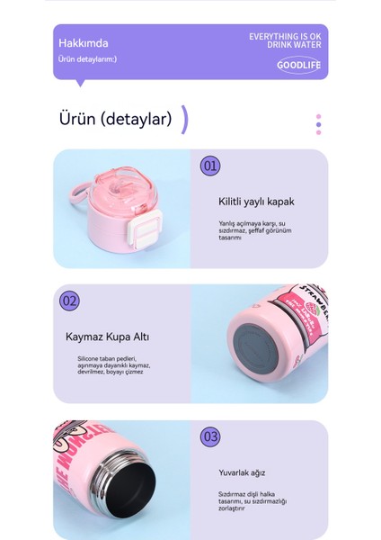 316 Paslanmaz Çelik Termos Bardak Çocuk Su Bardağı (Yurt Dışından) fiyatları