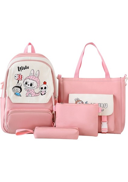 Yüksek Kapasiteli Kitap Çantası Dört Parçalı Sırt Çantası (Yurt Dışından)