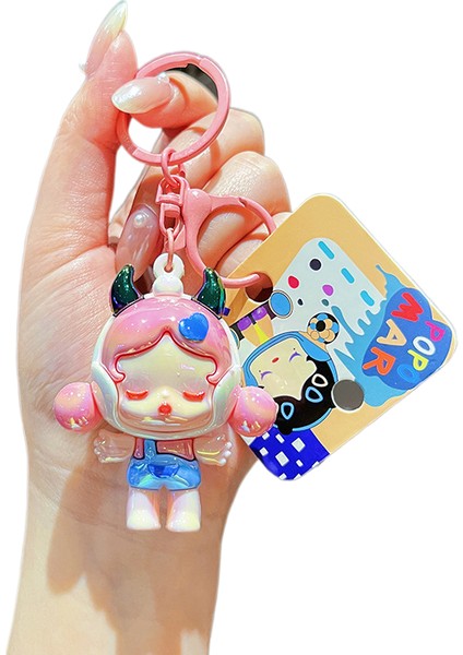 Yaratıcı Galvanik Şeytan Uyuyan Kız Anahtarlık (Yurt Dışından)