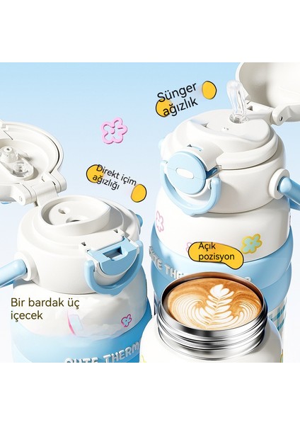 Yüksek Görünümlü Karikatür Su Bardağı Sevimli Taşınabilir (Yurt Dışından) fiyatları