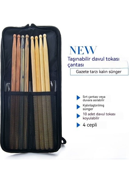 Drumlu Çubuk Çantası Taşınabilir Omuz Çantası (Yurt Dışından) fırsatları