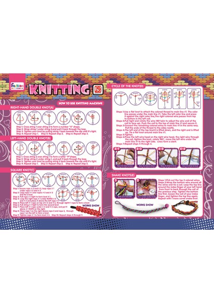 Çocuk Moda Dıy Bilezik Bilezik El Halat Örgü Makinesi (Yurt Dışından) fırsatları